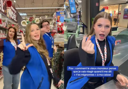 家樂福18歲正妹收銀員意外爆紅！粉絲瘋朝聖　店長急聘保全
