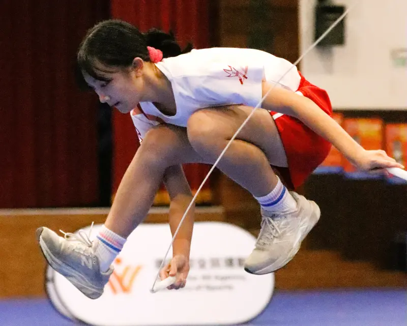 ▲民風FCS曾允華國小式個人賽女子組金質獎。(圖/臺南大學提供)