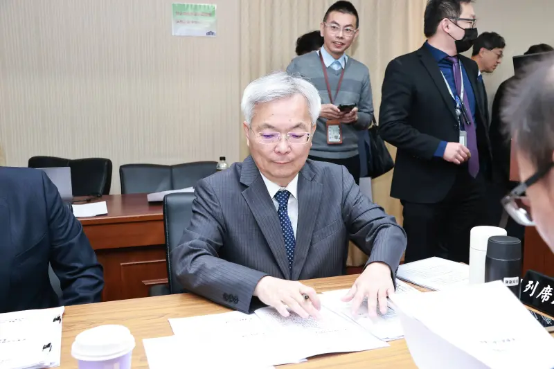 ▲警政署長張榮興今到立法院備詢，他認為此案不能算是恐怖攻擊。（圖／吳翊婕攝，2025.12.22）