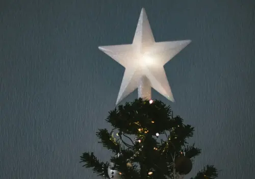 ▲聖誕節擺放聖誕樹時，切記一定要在樹頂上掛上大星星，有明亮照耀前方之路的意涵，也代表新的一年來到，是一切新的開始。（圖／取自unsplash）