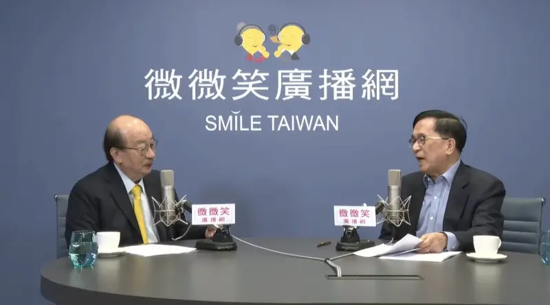 ▲柯建銘接受專訪時提及大罷免之際，每週跟總統賴清德開會。（圖／翻攝自微微笑廣播網YT）