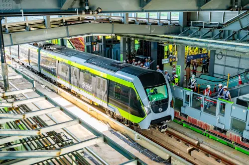 ▲桃園捷運是桃園首條自辦興建的捷運，將和機場捷運線連接。（圖／桃捷公司提供）