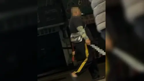 不爽被比中指！男持開山刀現身士林夜市　還沒「討公道」就被逮