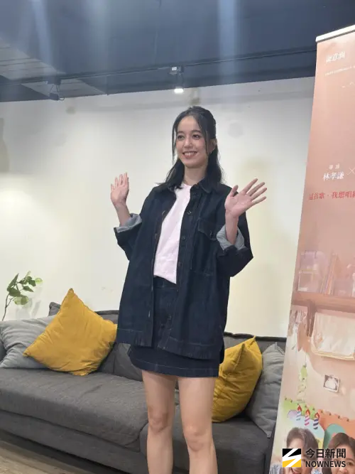 ▲陳庭妮為了《陽光女子合唱團》需要練鋼琴，必須把小時候學過的記憶找回來。（圖／記者蘇詠智攝）