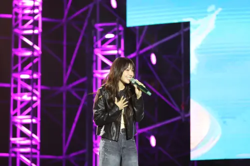 ▲「2026台南好young」耶誕搖滾演唱會在上周六登場，電視收視率最高落在影視歌三棲女神鄭恩地。（圖／南市府提供）