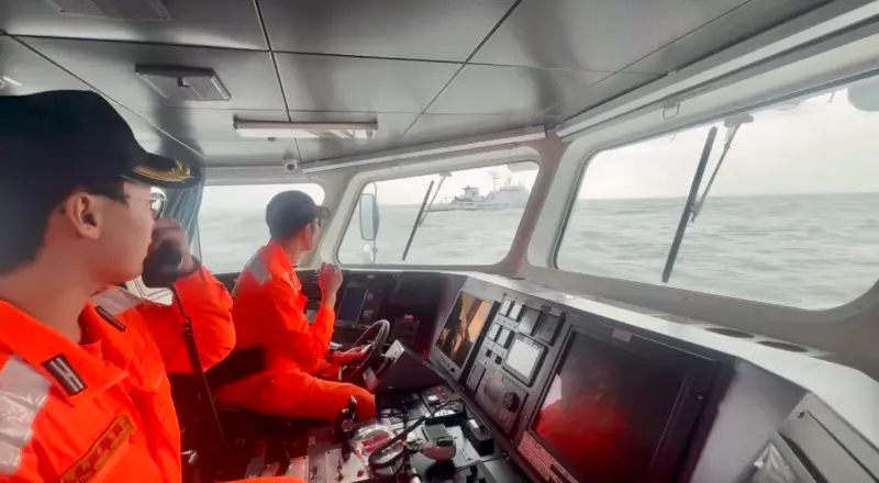 又來！中國海警闖金門水域　海巡4艇貼身監控2小時逼退