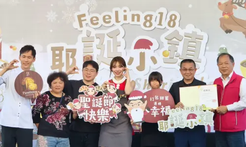 ▲知名巧克力品牌 Feeling18邀女神李多慧舉辦冠軍聖誕麵包分享會，吸引大批粉絲湧現爭相拍照合影。（圖／記者金武鳳攝，2025.12.22)