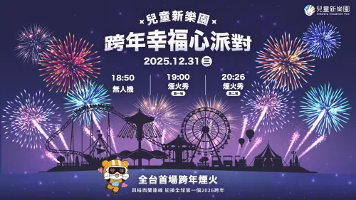 ▲台北市兒童新樂園跨年活動時刻表。（圖／台北捷運公司Metro Taipei）