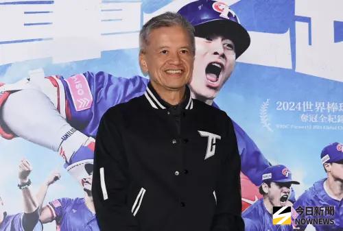 ▲世界12強賽紀錄片《冠軍之路》今（22）日舉行首映會，球評「曾公」曾文誠也參加。（圖／記者朱永強攝）