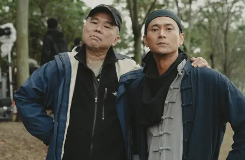 ▲劉冠廷（右）客串《大濛》兩場戲，和陳玉勳（左）繼《消失的情人節》後再合作。（圖／華文創提供）