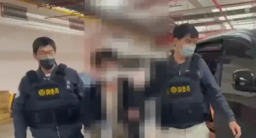 ▲男大生揚言「12／25高雄車站更大事件」遭調查局逮捕。（圖／翻攝畫面）