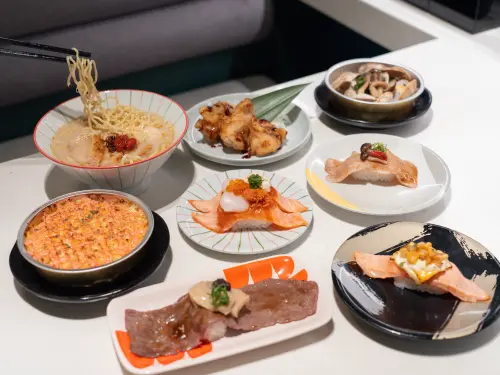 ▲爭鮮迴轉壽司今起開吃冬季限定麻油暖食料理全新菜色。（圖／爭鮮sushiexpress.com.tw)