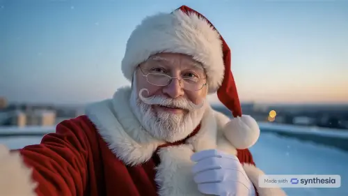 聖誕老公公會喊小孩名！AI神器Synthesia爆紅　3步驟生成祝福影片
