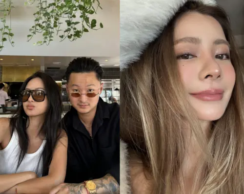 ▲林珈安（右）傳和孫芸芸弟弟孫智宏（左圖右）交往。（圖／翻攝自IG@_______lyla_______、@aimeeyunyunsun）