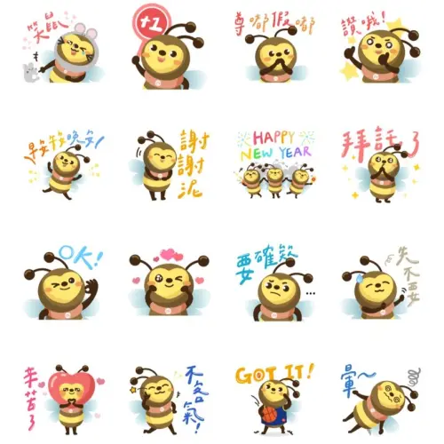 ▲LINE免費貼圖「永豐銀行 l 小蜜豐超實用日常」。（圖／取自LINE）