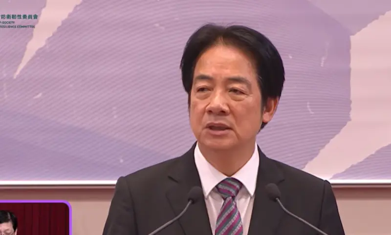 ▲賴清德批評，中國對台灣、對印太區域的威脅持續加劇，企圖把「民主台灣」變成「中國台灣」。（圖／總統府YT）