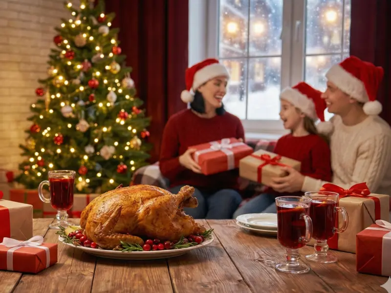 2025聖誕節放假一天！平安夜差別、吃火雞由來、禮物何時給全攻略