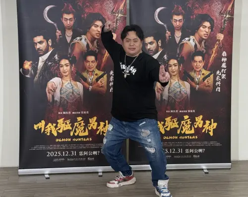 ▲吳震亞喜歡看寶萊塢電影，拍攝台灣與印度合作的《叫我驅魔男神》，有歌舞場面，自己覺得過癮。（圖／記者蘇詠智攝）