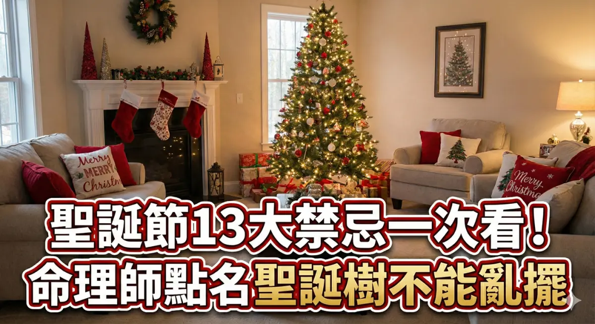 ▲「聖誕節」即將在12月25日（周四）到來，命理專家楊登嵙老師表示，西洋耶誕節如同農曆新年般重要，必須注意13大禁忌，尤其聖誕樹擺放位置更是重要。（圖／Gemini生成）