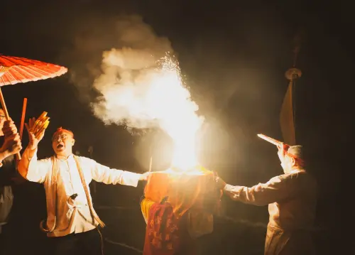 ▲桃子園青雲宮遷離桃子園，距今已經八十六年，「少小離家老大回」，這八十六年來，內惟青雲宮只重返原居地三次。（圖／內惟青雲宮提供）