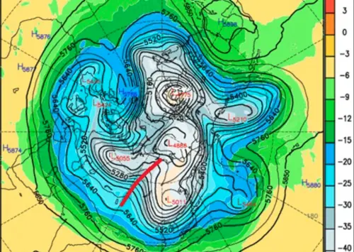 北極冷空氣「開門放行」！鄭明典揭2訊號：台灣恐再現寒潮型低溫
