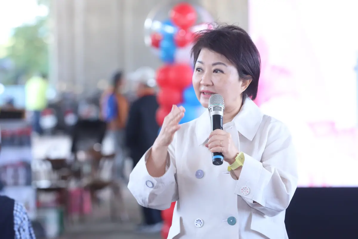 ▲盧秀燕宣布全市加強維安的同時，竟有女警揚言對她開槍。（圖／台中市政府提供，2025.12.24）