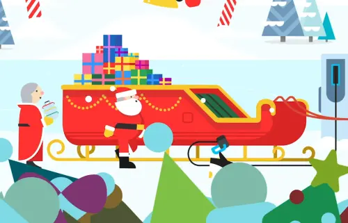 ▲科技巨擘Google也跟上這股風潮，製作出聖誕老人追蹤器，讓大小朋友們能透過網路頁面追蹤聖誕老公公的位置。（圖／Google santatracker）