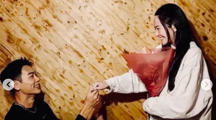 ▲男星禾浩辰（圖左）今宣布向女友吳品潔（圖右）求婚成功。（圖／禾浩辰IG）