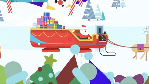 ▲Google聖誕老人追蹤器。（圖／翻攝官網）