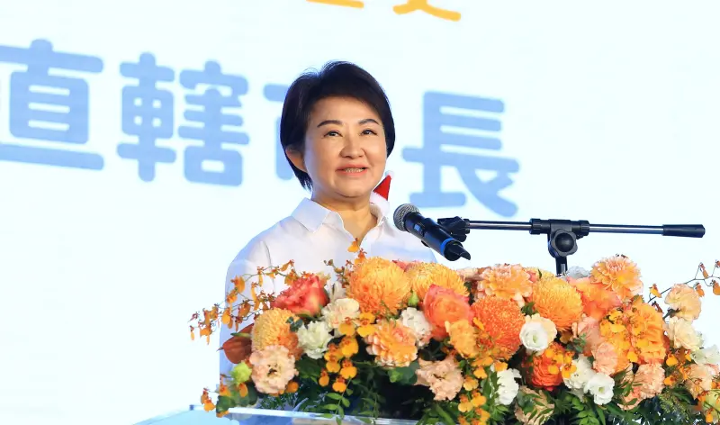 ▲台中市長盧秀燕任期剩下最後一年，她提醒大家，現階段不用急著幫她找工作。（圖／台中市政府提供，2025.12.24）