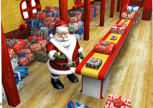 ▲北美航太防衛司令部（NORAD）則顯示聖誕老公公還在裝禮物上車中。（圖／NORAD官網）