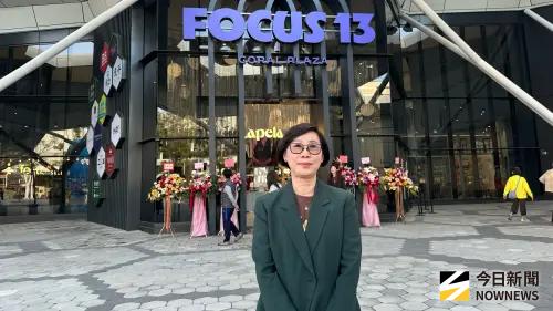 ▲高青創意股份有限公司總經理陳慧姝表示，「FOCUS 13 珊瑚廣場」斥資3億打造，主打「非典型百貨」定位。（圖／記者陳美嘉攝，2025.12.24）