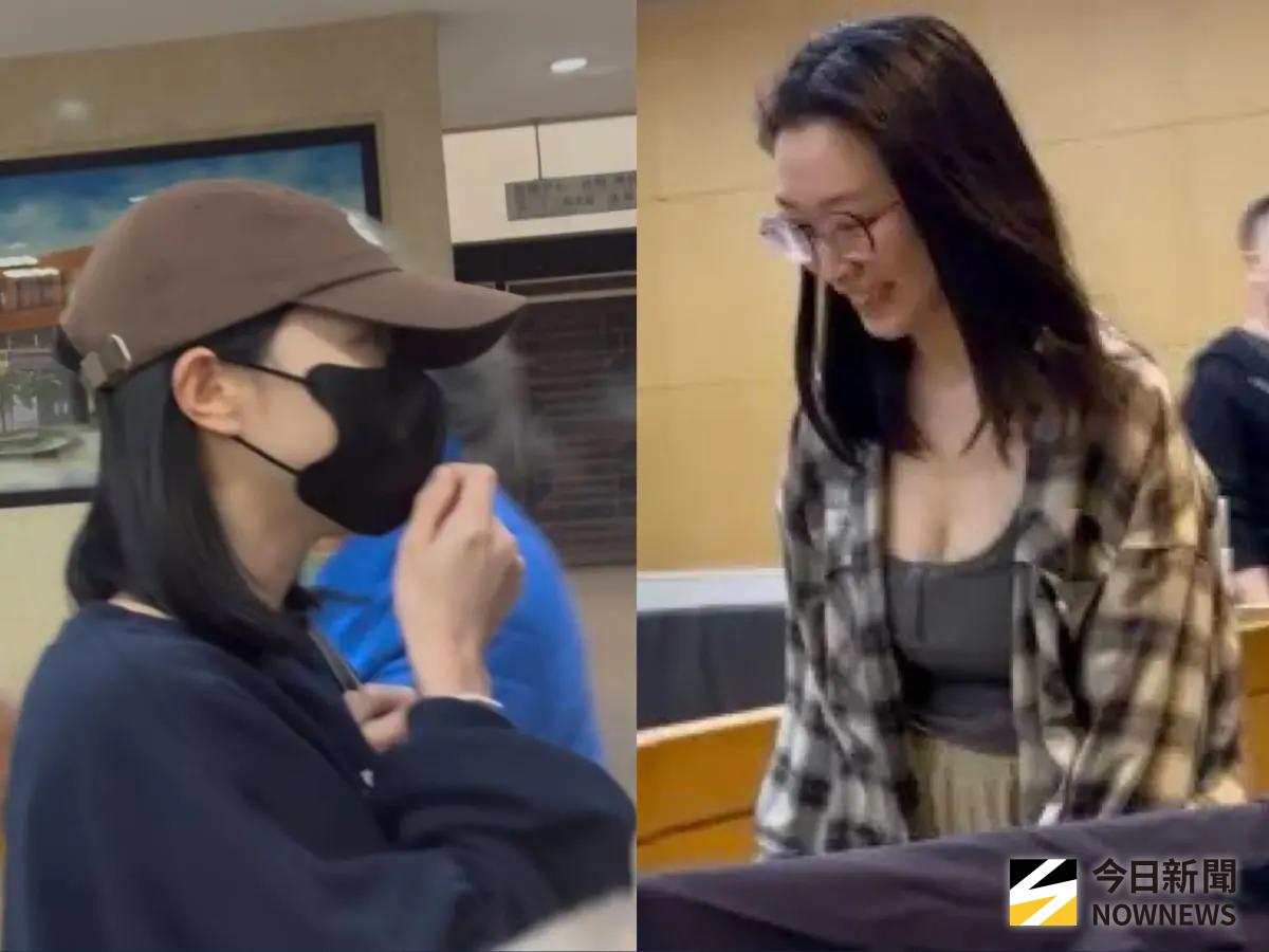 ▲ 劉純妤涉太子集團跨國洗錢案，24日再度被檢警約談。她造型轉趨低調，神情嚴肅、不發一語進入偵查庭。（圖／翻攝畫面）