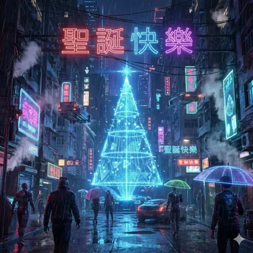 ▲2025聖誕節圖片下載，《NOWNEWS》祝讀者聖誕節平安快樂。（圖／AI生成）