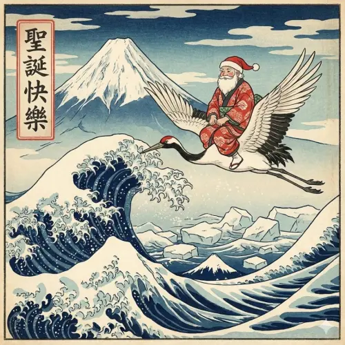 ▲2025聖誕節圖片下載，《NOWNEWS》祝讀者聖誕節平安快樂。（圖／AI生成）