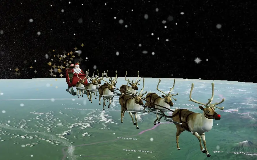 ▲一年一度聖誕節到來，你有沒有跟著一起追蹤「聖誕老公公」蹤影？（圖/NORAD）