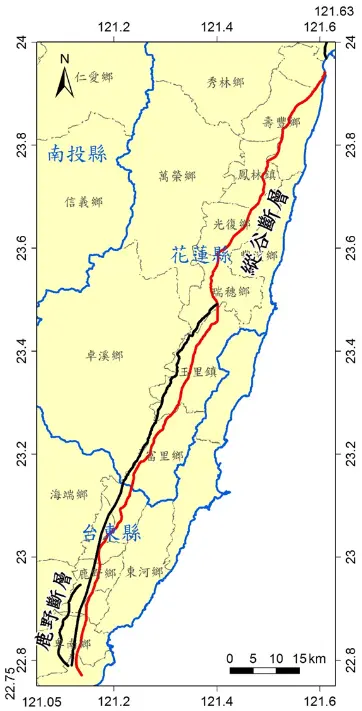 ▲縱谷斷層，是台灣地底非常龐大的系統，南起台東市往花蓮，全長約147.5公里。（圖／台灣地震模型（TEM）研究團隊）