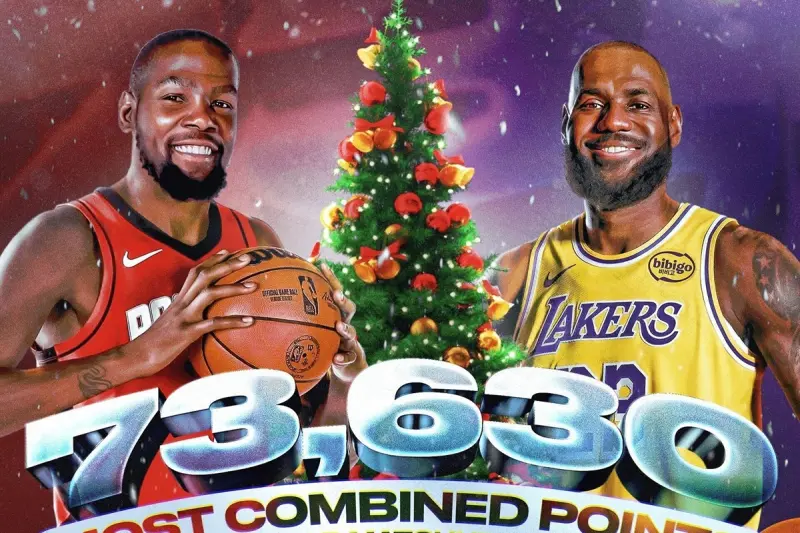 ▲2025年的聖誕大戰是近年最完整、最有娛樂性的名單之一。從新世代門面交鋒，到老牌巨星的時代對決，「尼克 vs 騎士」、「勇士 vs 獨行俠」、「湖人 vs 火箭」、「金塊 vs 灰狼」、「雷霆 vs 馬刺」5場比賽各有看點。（圖／取自NBA X）