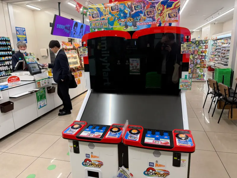    ▲除了夾娃娃機，全家還引進寶可夢機台。（圖／翻攝自X@__ohagi__）  