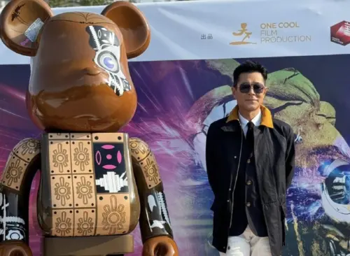 ▲古天樂宣傳《尋秦記》，對於記者的提問傻眼，忍不住就開口反問對方到底問這什麼怪問題。（圖／摘自 古天樂微博）