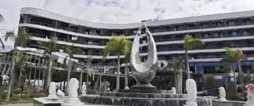 ▲KK園區多棟建築被拆除。（圖／翻攝自央視）