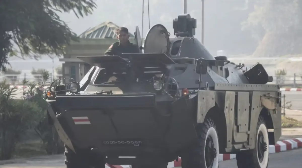 ▲緬甸軍政府推動分階段選舉，引發外界對公平性的高度質疑。（圖／路透社／達志影像）