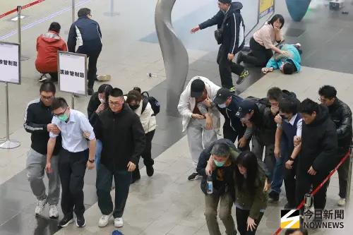 台北車站1/22危安事件實兵演練　發送細胞簡訊收到別害怕
