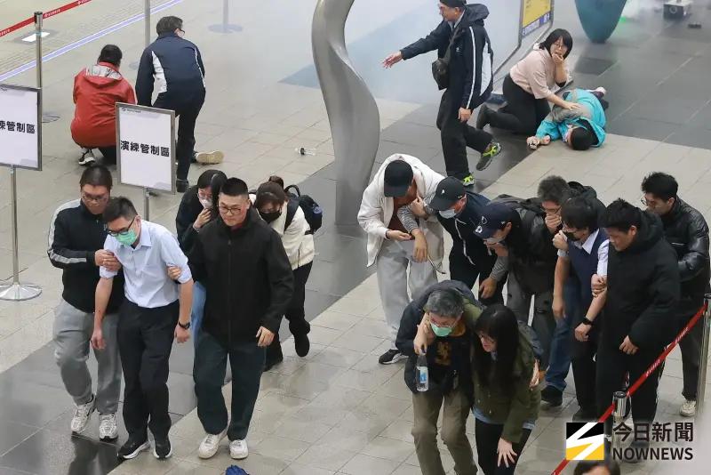 台北車站1/22危安事件實兵演練　發送細胞簡訊收到別害怕