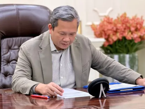 ▲柬埔寨總理洪馬內在臉書發文，表示已與美國國務卿盧比歐通電話。（圖／翻攝自洪馬內臉書）