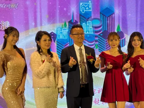 ▲成軍 8 年的富品建設，今日在台北國際會議中心舉辦的記者會中，同步宣布成立「ESG 產業聯盟」。（圖／記者徐銘穗攝）