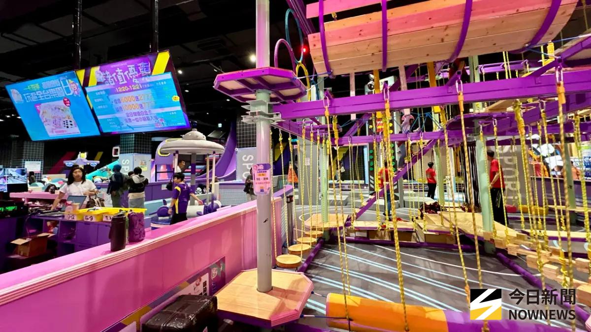 ▲全新「AI 動感星球」引進全台最豐富的兒童娛樂設備，規劃六大玩點，打造全齡共享的室內兒童樂園。（圖／記者陳美嘉攝，2025.12.26）