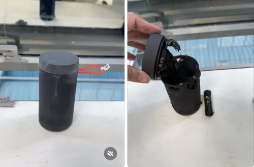 ▲小米喇叭「沒插電照樣燒」半夜自燃全屋毒氣　米粉嘆：不敢買了。（圖／翻攝@&nbsp;tingkai_lu Threads）