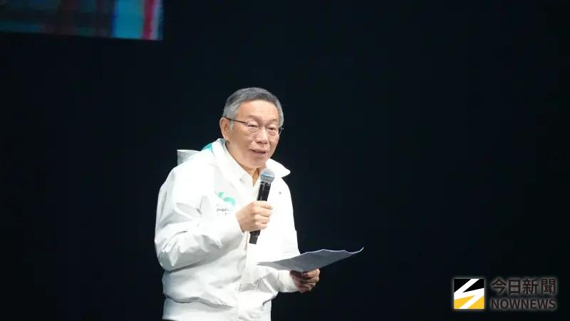 ▲民眾黨前主席柯文哲。（圖／記者呂炯昌攝）