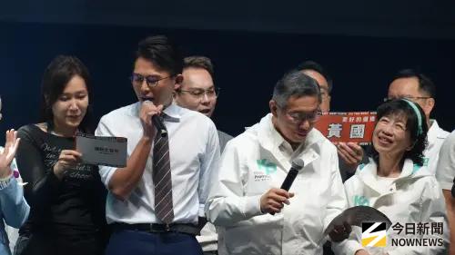 ▲高翔、黃國昌、柯文哲、陳佩琪。（圖／記者呂炯昌攝）